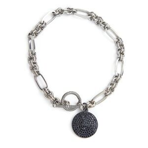 Splendid Iris Round Midnight Vintage Toggle Bracelet NWT